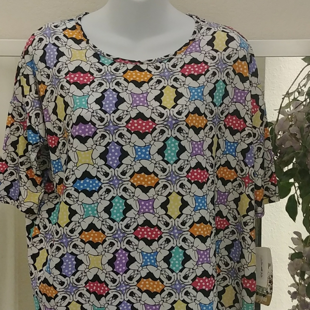 LulaRoe Disney Minnie Mouse Irma Tunic Top- 0409